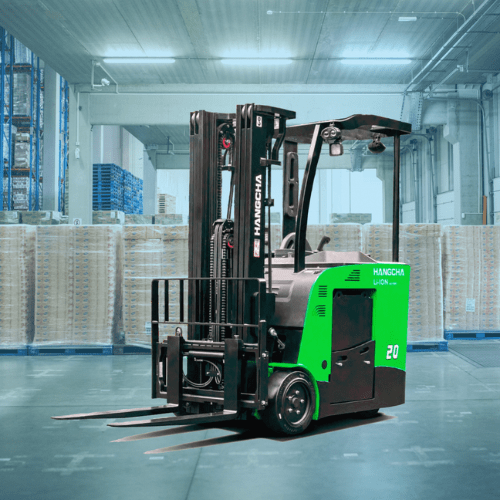 3-Wheel Stand Up Counterbalanced Lift Truck Lithium ion Technology
